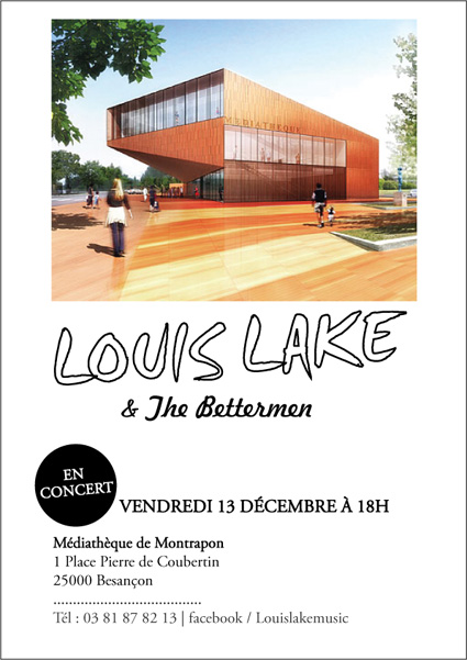 Louis Lake concert Mediatheque Montrapon 2013